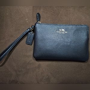 Coach leather wristlet